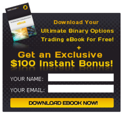 binary options trading ebook pop up
